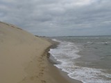 teilweise verläuft der "Wanderweg" fast in der Ostsee!